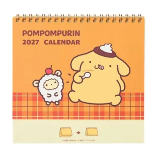 Sanrio 2027年 座枱月曆 (Pompompurin 布丁狗/黃色)