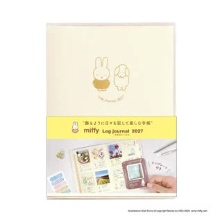 KUTSUWA 2027年版 Miffy A6週間手帳 (綿羊/米白)