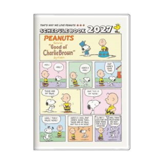 Sun-Star 2027年 Snoopy B6月間手帳 (美式漫畫/彩色白底)