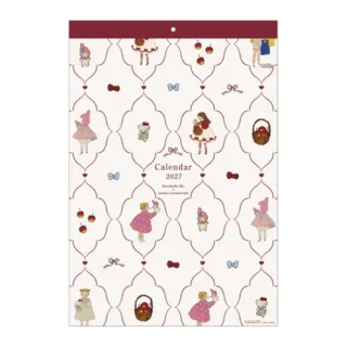 Gakken 2027年 Sanrio x Kurahashirei倉橋零 掛牆月曆 (Sanrio Charater/復古繪本風)
