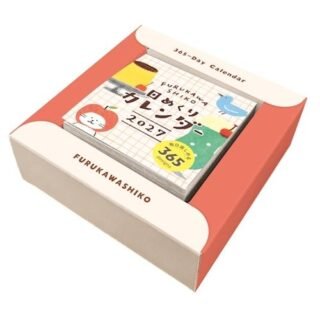古川紙工 365days 正方memo calendar 迷你座枱日曆2027 (每日)