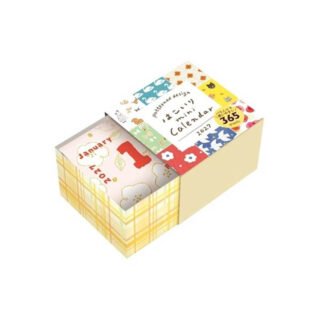 古川紙工 2027年版 盒裝365 days便箋迷你日曆 (patterned design)