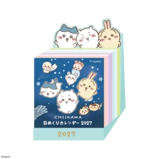 APJ 2027年版 CHIIKAWA 正方形 迷你座枱便條日曆